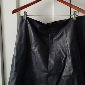 Banana Republic | Purple Leather Skirt